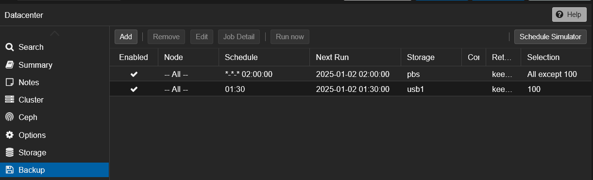 Proxmox Backup